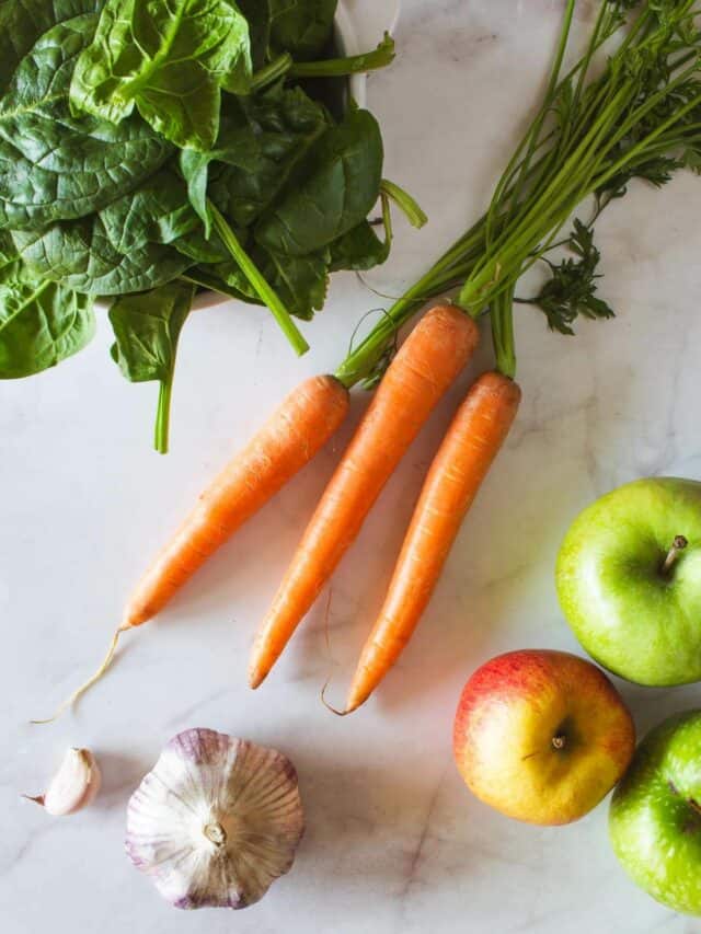 Jugo De Manzana Con Zanahoria Y Espinaca N Madas Gourmet