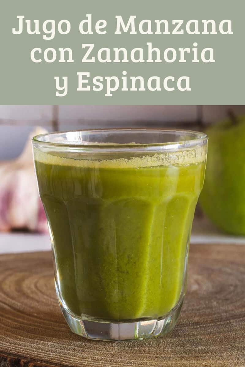 Jugo De Manzana Con Zanahoria Y Espinaca N Madas Gourmet