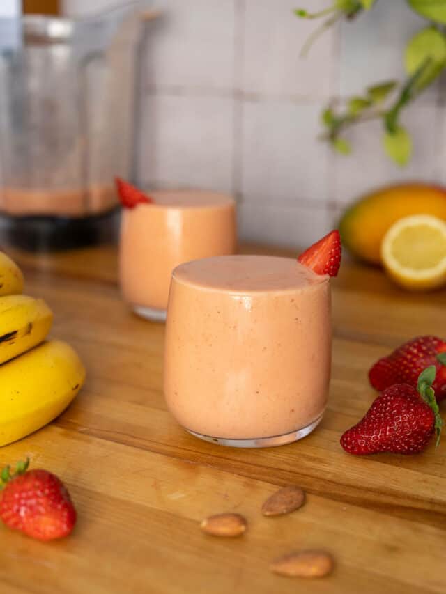 Receta De Batido De Fresa Y Mango N Madas Gourmet