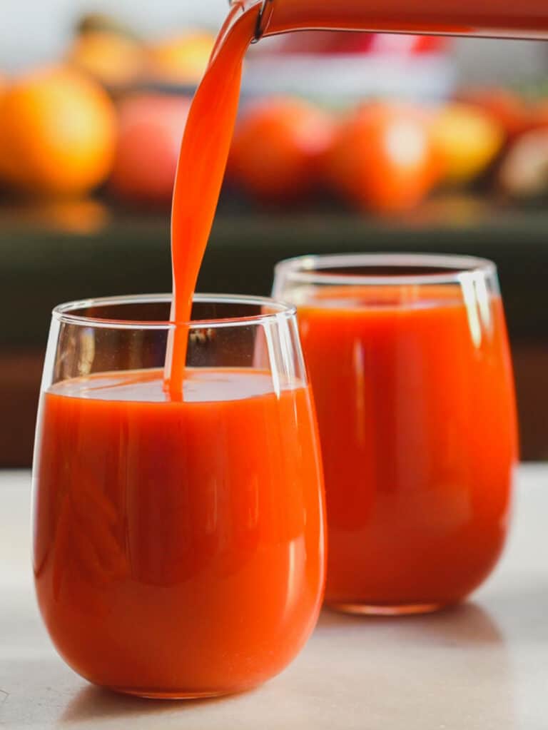 Jugo De Pimiento Rojo Y Zanahoria Propiedades