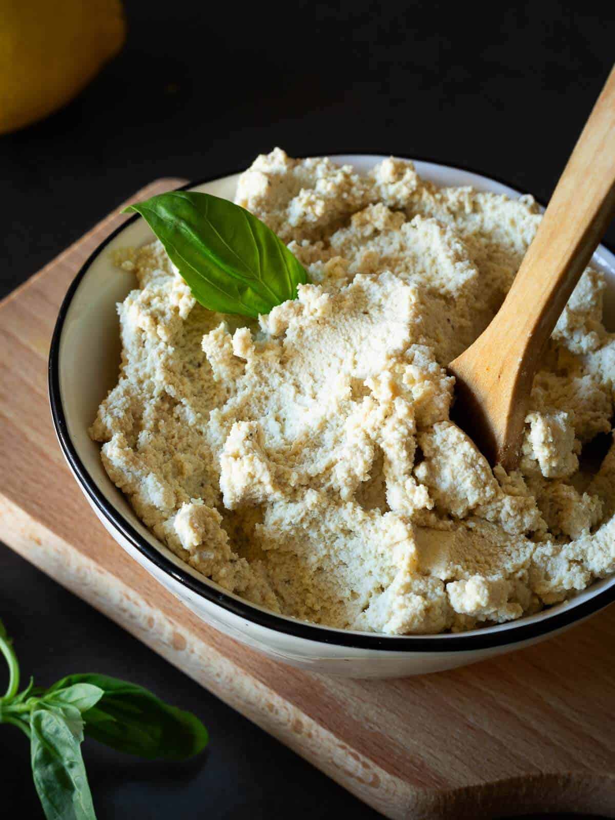 Receta de Ricota vegana | Nómadas Gourmet