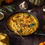 risotto de zapallo.
