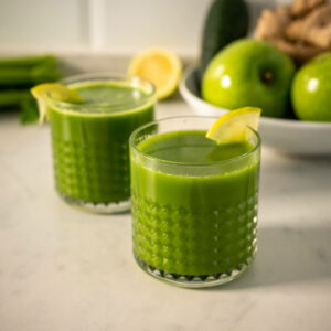 zumo de manzana verde y espinaca principal.