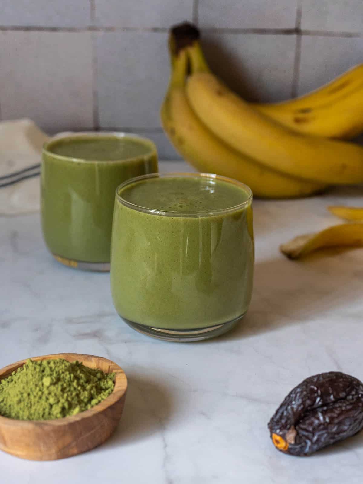 Batido de Té Verde Matcha y Banana | Nómadas Gourmet
