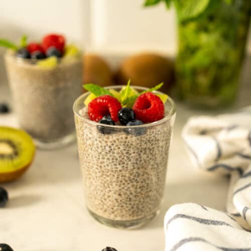 Pudin de Chia con Leche de Avena Nómadas Gourmet
