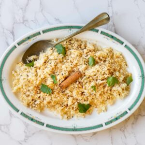 cómo hacer arroz de coliflor featured.