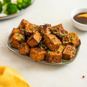 tofu marinado en salsa agridulce featured.