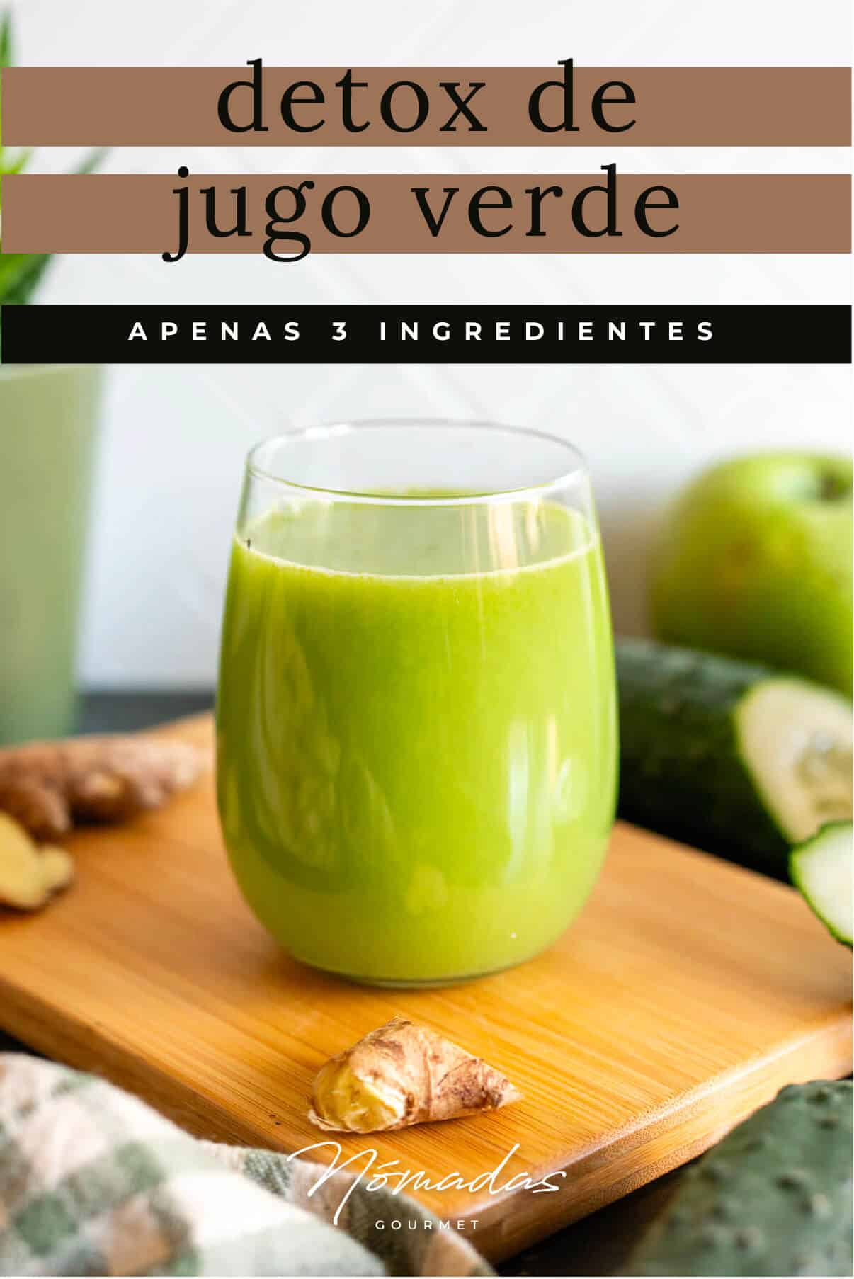 Jugo Verde Detox | Nómadas Gourmet