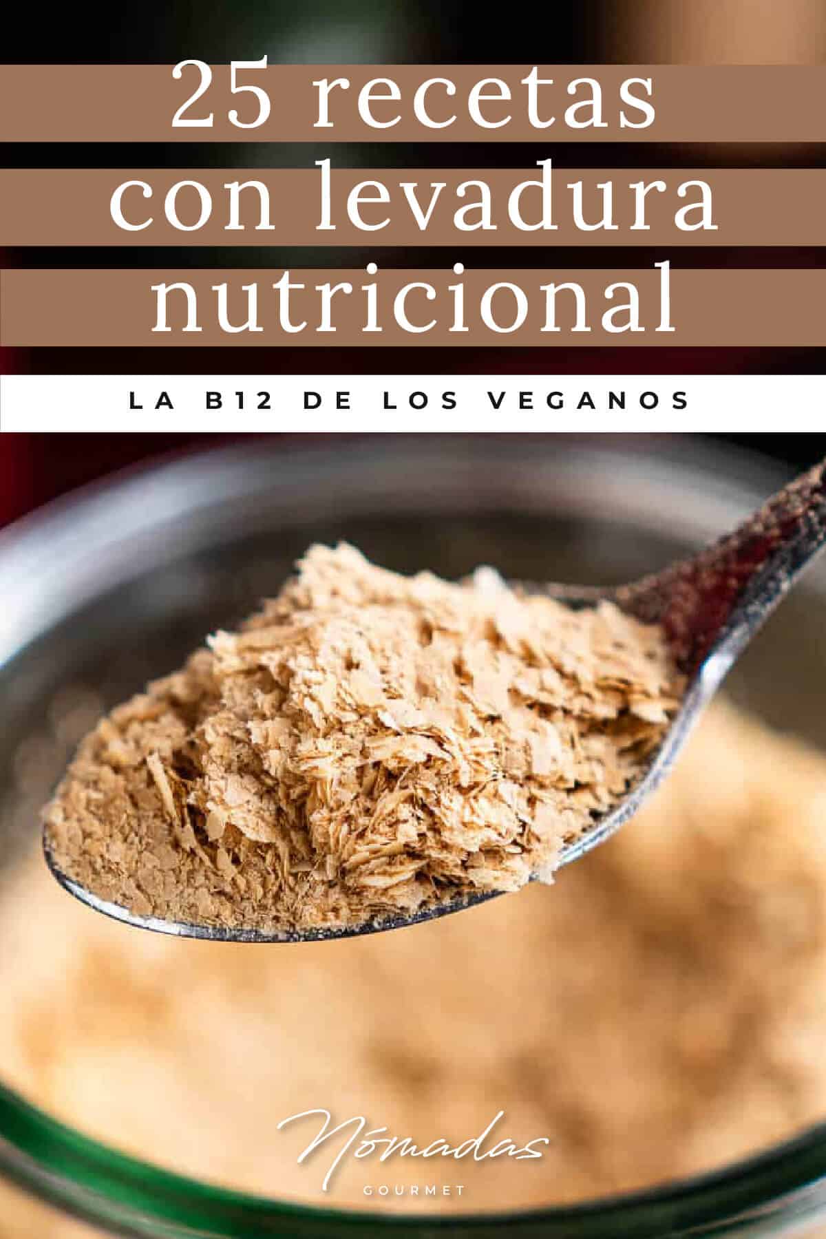 pin de recetas con levadura nutricional.